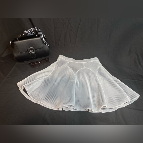 White Skater Skirt - Picture 2 of 7